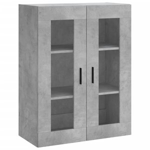 vidaXL Armoire murale gris béton 69 5x34x90 cm