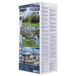 Bestway ensemble de piscine ovale power steel comfort 610x366x122 cm