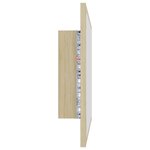 Miroir led de salle de bain 60 x 8 5 x 37 cm acrylique chêne 02_0006962