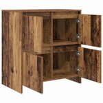 vidaXL Buffet Bois ancien 70 x 41 x 75 cm Bois d'ingénierie