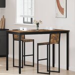 vidaXL Table de salle à manger / Table de repas Bois d'ingénierie