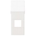 vidaXL Toit de lit pour enfants blanc 55x84x132 cm bois de pin massif