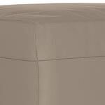 vidaXL Ensemble de canapés 4 Pièces avec coussins taupe tissu microfibre