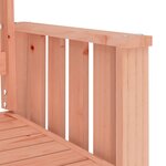 vidaXL Banc de jardin avec table 2 places bois massif de douglas