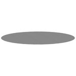vidaXL Bâche de piscine gris clair Ø550 cm géotextile polyester
