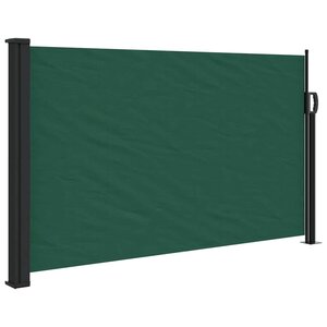 vidaXL Auvent latéral rétractable vert foncé 120x500 cm