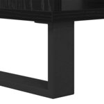 vidaXL Table basse Chêne noir 60 x 50 x 40 cm Bois d'ingénierie