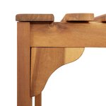 vidaXL Entourage de bain à remous Marron 250 x 250 cm