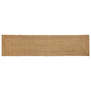 vidaXL Tapis de zone Beige 60 x 300 cm Jute