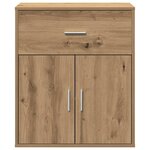 vidaXL Buffet chêne artisanal 60 x 31 x 70 cm Bois d'ingénierie