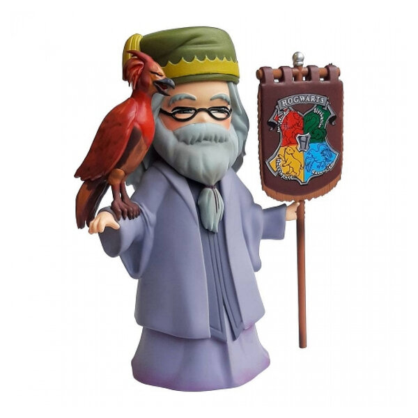 Figurines Collectibles Albus Dumbledore et Fumseck - Modèles Peints à la Main