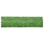 vidaXL Écran de balcon avec feuilles vert 400x100 cm
