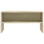 vidaXL Meuble TV Chêne sonoma 80x40x40 cm Bois d’ingénierie