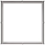 vidaXL Jardinière 100x100x30 cm acier inoxydable