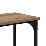 vidaXL Table console Chêne artisanal 150 x 29 x 75 cm