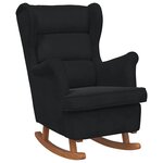vidaXL Chaise à bascule Noir 92 x 71 x 100 cm Contreplaqué
