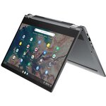 Lenovo ideapad flex 5 i5-10210u chromebook 33 8 cm (13.3") écran tactile full hd intel® core™ i5 8 go ddr4-sdram 128 go ssd wi-fi 6 (802.11ax) chromeos graphite  gris