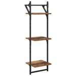 vidaXL Ensemble d'étagères murales 6 Pièces Bois Ancien 100 x 25 x 30 cm