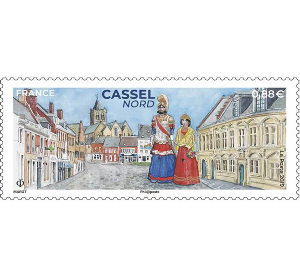 Timbre - Cassel Nord - Lettre Verte