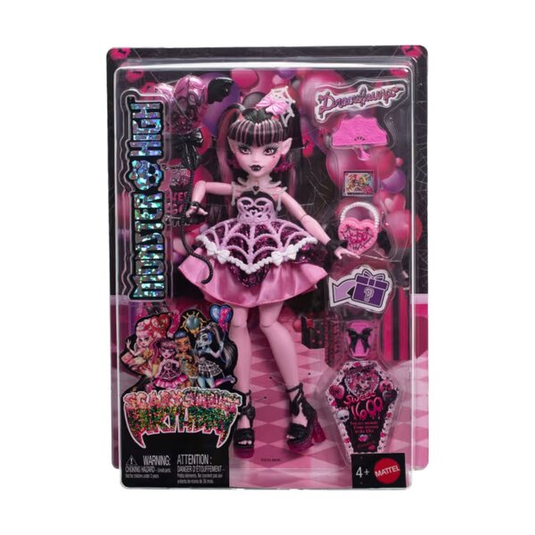Mattel JBG74 - Monster High Poupée Mannequin Draculaura Anniversaire