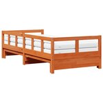 vidaXL Lit de jour et lit gigogne et matelas 90x190 cm bois pin massif