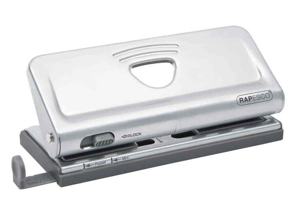 Perforateur multi-trous pour agenda  argent RAPESCO