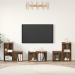 vidaXL Ensemble de meubles TV 6 Pièces Bois Ancien Bois d'ingénierie