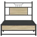 vidaXL Cadre de lit sans matelas chêne sonoma 80x200 cm