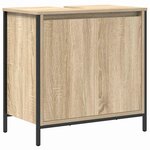 vidaXL Ensemble de mobilier de salle de bain avec étagère 5 Pièces