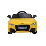 Audi tt rs voiture electrique enfant (2x25w) 103x62x44 cm - marche av/ar  phares  musique  ceinture et télécommande parentale