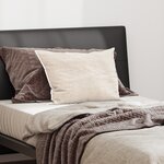 vidaXL Oreiller avec oreiller Blanc 40 x 60 cm 130gsm 100  coton