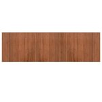 vidaXL Tapis rectangulaire marron 60x200 cm bambou