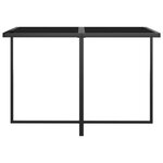 vidaXL Ensemble à manger d'extérieur 5Pièces coussins résine tressée gris