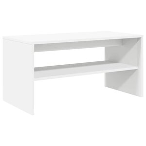 vidaXL Meuble TV blanc 60x40x40 cm bois d'ingénierie