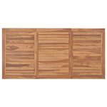 vidaXL Table à dîner de jardin 200x100x75 cm Bois de teck massif