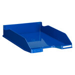 Corbeille à courrier exacompta combo 2 iderama bleu royal - lot de 6 - bleu foncé