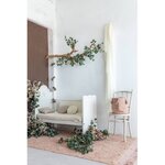 Tapis coton lavable Woods Symphony nude - 140 x 200 cm