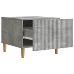 vidaXL Table basse Gris béton 49 x 50 x 40 cm Bois d'ingénierie