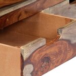 vidaXL Meuble TV Bois massif 130x30x40 cm