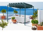 Pergola bioclimatique "Perla" - 3 x 3 m - Gris