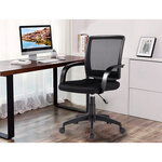 Q-connect chaise bureau rotative - Nylon maille - Max. supporte 120kg - Noir