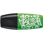 5 mini surligneurs BOSS MINI by Snooze One - vert + jaune + bleu + rose + noir x 10 STABILO