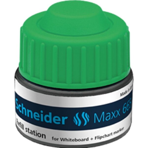 Station de recharge Maxx 665 vert pour Marqueur tableau blanc SCHNEIDER