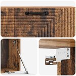 vidaXL Meuble TV mural Bois ancien 98 x 41 x 30 cm Bois d'ingénierie