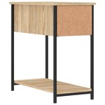 vidaXL Tables de chevet 2 Pièces chêne sonoma 30x60x60 cm bois ingénierie