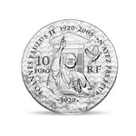 Pièce de monnaie 10 euro France 2020 argent BE – Sœur Emmanuelle