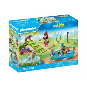PLAYMOBIL 71745 - My Life Aire de jeux pour chiens