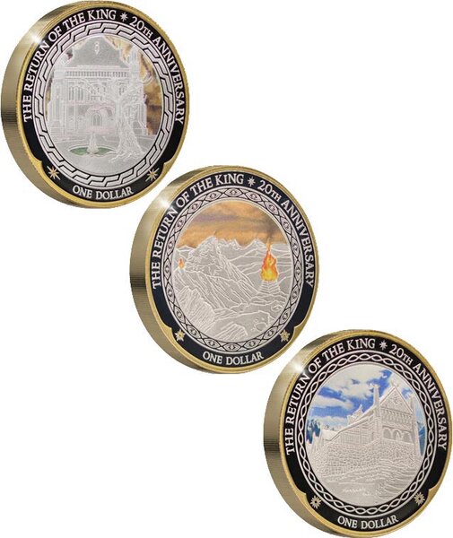 Pièce de monnaie en Argent 1 Dollar g 31.1 (1 oz) Millésime 2023 RETURN OF THE KING