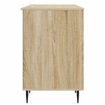 vidaXL Bureau Chêne Sonoma 142 5 x 50 x 75 cm Bois d'ingénierie