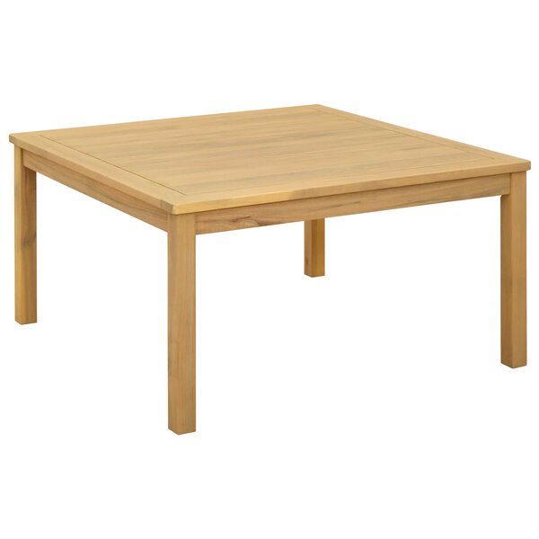 vidaXL Table basse Acacia clair 85 x 85 x 45 cm Bois d'Acacia Massif